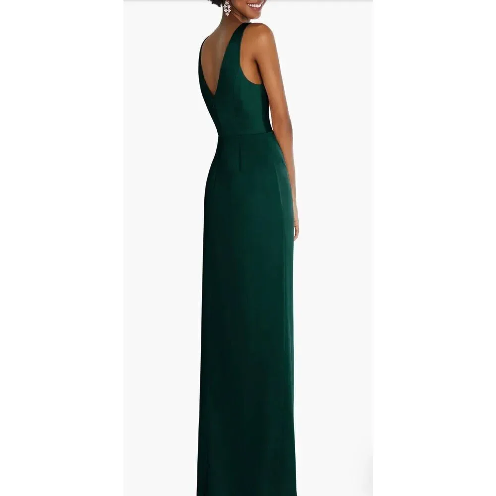 AFTER SIX Sleeveless Satin Faux Wrap Gown. Size 4R. Style 6864. NWOT. 16 - Picture 2 of 9